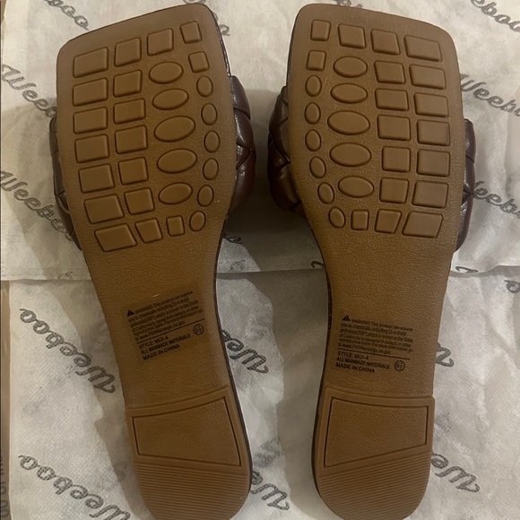 Brown Braided Mui Slide - Women - Picture 3 of 4